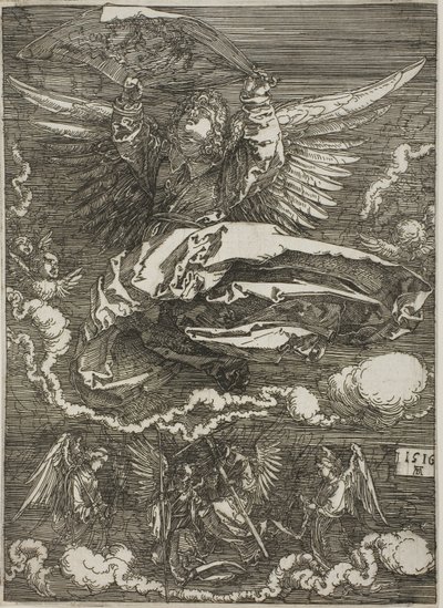 Sudarium utspritt av en ängel av Albrecht Dürer