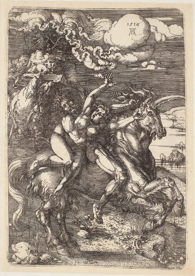 Bortförandet av Proserpina av Albrecht Dürer