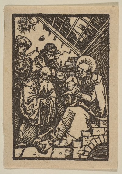Konungarnas tillbedjan.n.d. av Albrecht Dürer