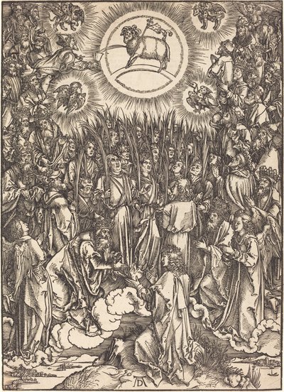Tillbedjan av Lammet av Albrecht Dürer