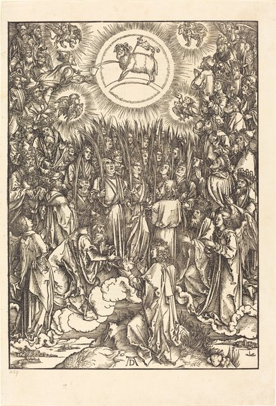 Tillbedjan av Lammet av Albrecht Dürer