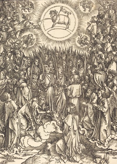 Lammets tillbedjan, 1498. av Albrecht Dürer