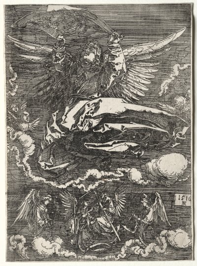 Ängeln med Sudarium av Albrecht Dürer