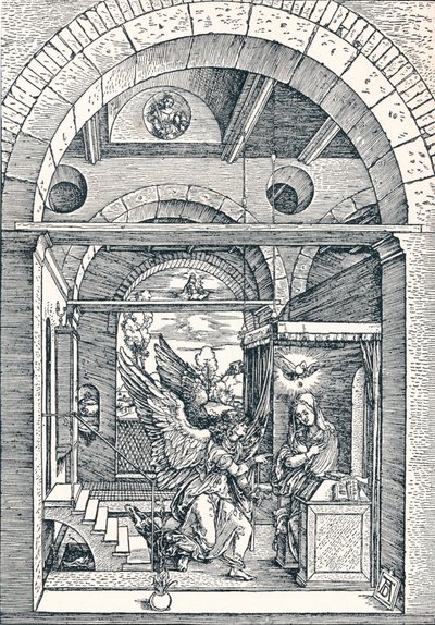 Bebådelsen, 1506 1906 av Albrecht Dürer