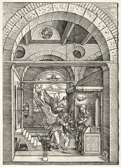 Bebådelsen, c. 1503-1505. av Albrecht Dürer