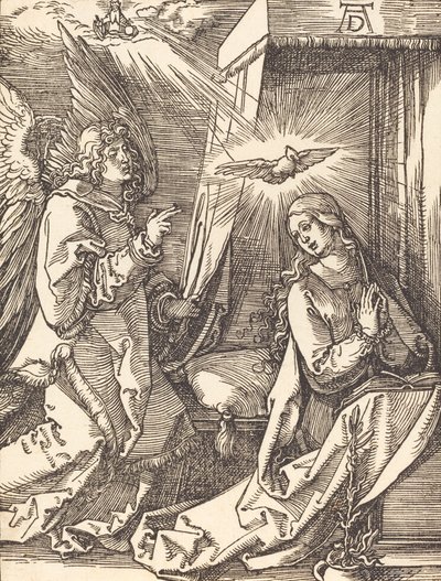 Annunciationen, troligen ca. 15091510. av Albrecht Dürer