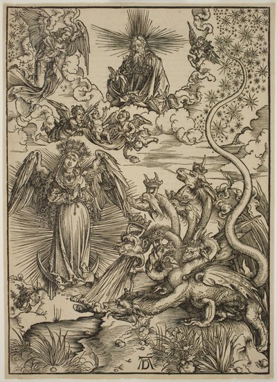Den apokalyptiska kvinnan av Albrecht Dürer