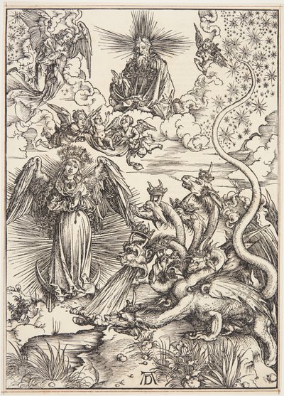 Den apokalyptiska kvinnan av Albrecht Dürer