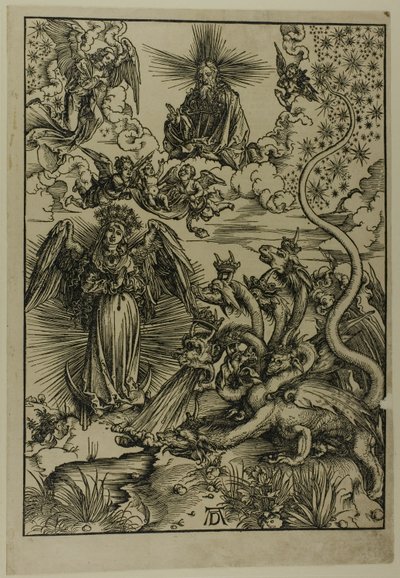 The Apocalyptic Woman, från The Apocalypse av Albrecht Dürer