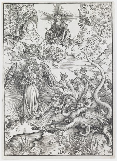 The Apocalyptic Woman, från serien "The Apocalypse" av Albrecht Dürer