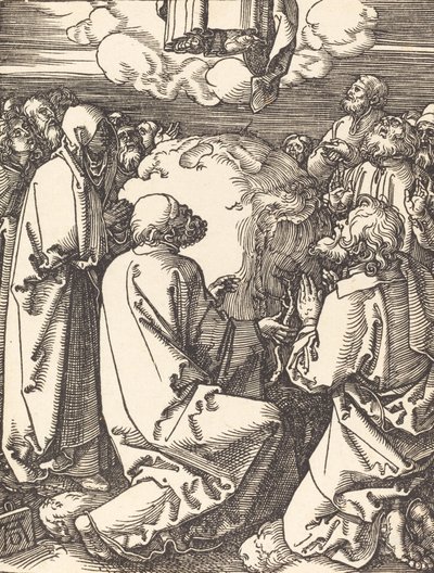 Himmelsfärden, troligen ca. 15091510. av Albrecht Dürer