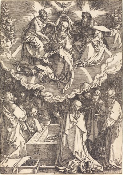Jungfruns antagande och kröning av Albrecht Dürer