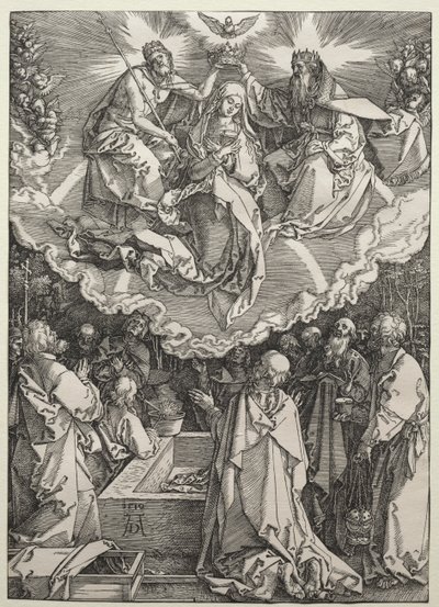 Jungfruns antagande och kröning av Albrecht Dürer