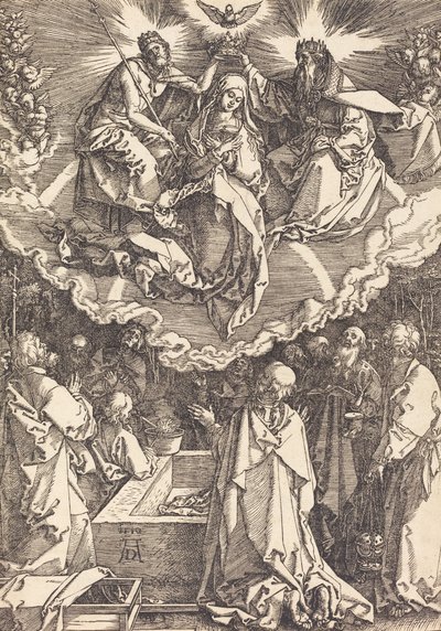 Jungfruns antagande och kröning, 1510. av Albrecht Dürer