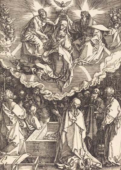 Jungfruns antagande och kröning, 1510. av Albrecht Dürer