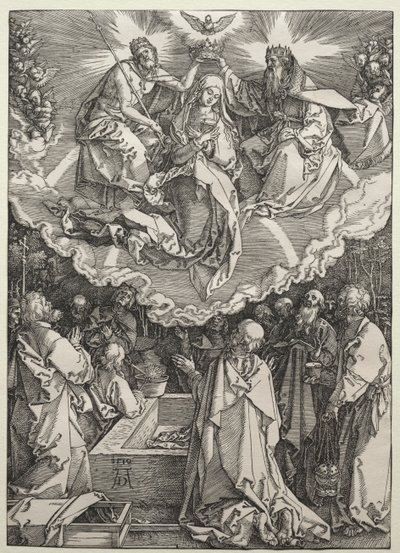 Jungfruns antagande och kröning, 1510. av Albrecht Dürer