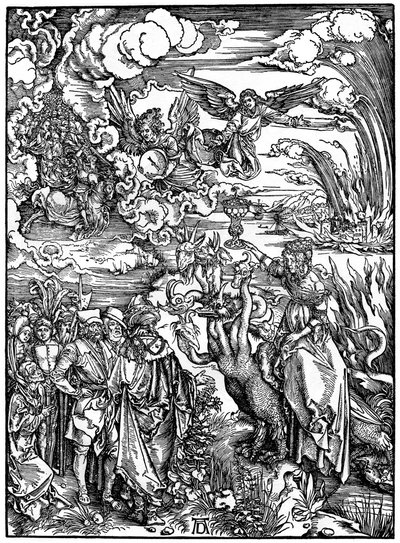 Den babyloniska horan, 1498, 1936. av Albrecht Dürer