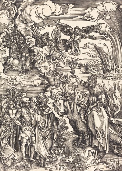 Den babyloniska horan, förmodligen ca. 14961498. av Albrecht Dürer