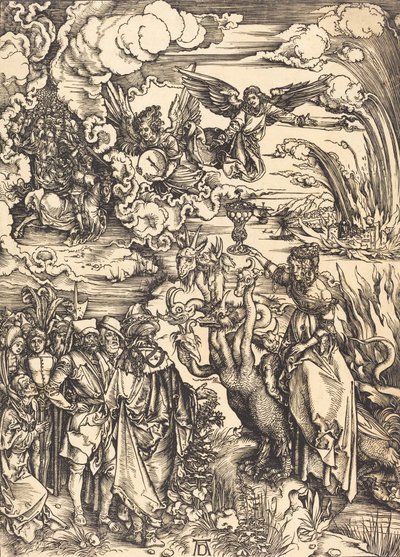 Den babyloniska horan, förmodligen ca. 14961498. av Albrecht Dürer