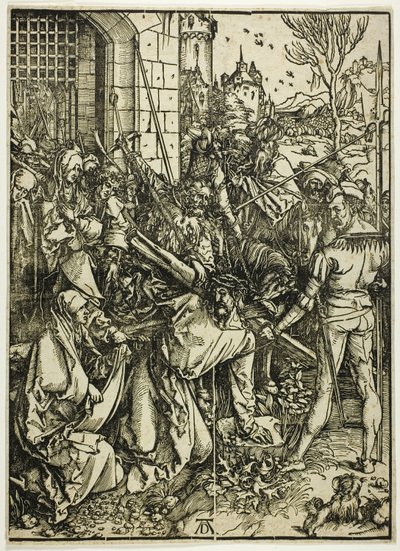 The Bearing of the Cross, från The Large Passion av Albrecht Dürer