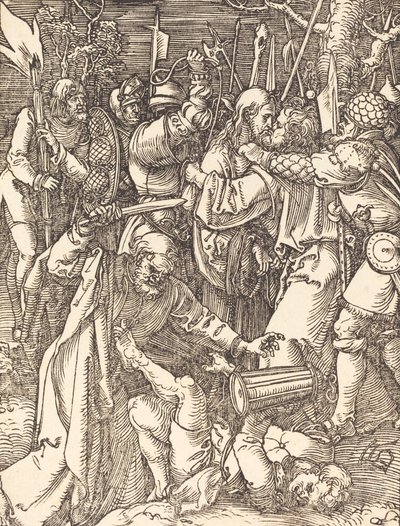Kristi förräderi, förmodligen ca. 15091510. av Albrecht Dürer
