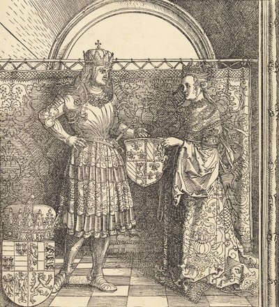 Maximilians trolovning med Maria av Bourgogne, 1511. av Albrecht Dürer