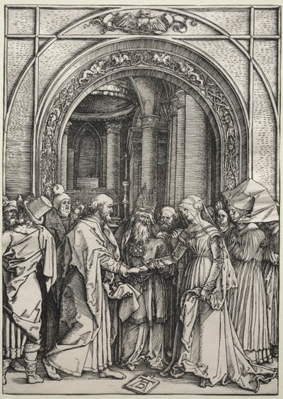 Jungfruns trolovning av Albrecht Dürer