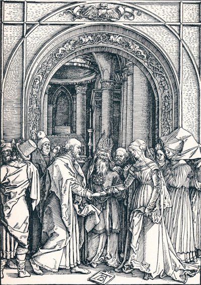 Jungfruns trolovning, 1506 1906. av Albrecht Dürer