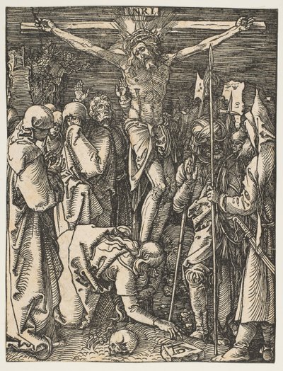 Korsfästelsen, från The Small Passion, ca. 1509. av Albrecht Dürer