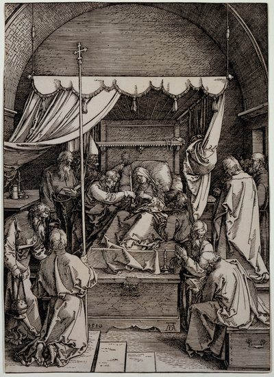 Jungfru Marias död av Albrecht Dürer