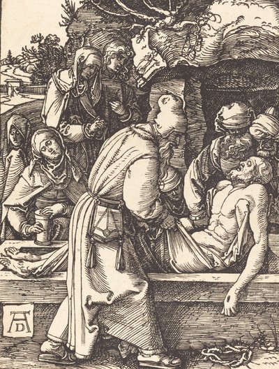 Depositionen, troligen ca. 15091510. av Albrecht Dürer