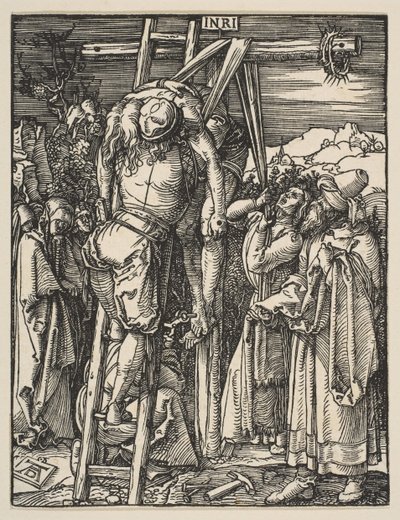 Nedstigningen från korset, från Den lilla passionen, ca. 1509. av Albrecht Dürer