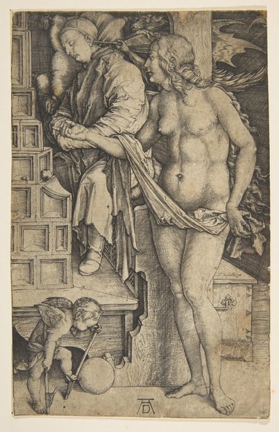 Drömmen om doktorn, ca. 1498. av Albrecht Dürer