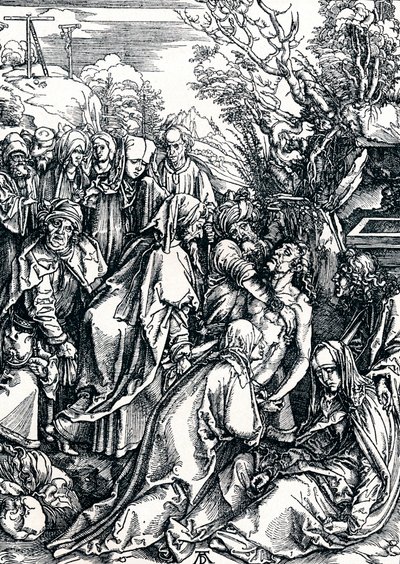 Gravläggningen, 1498 1906 av Albrecht Dürer