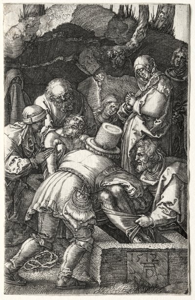 Gravläggningen, 1512. av Albrecht Dürer