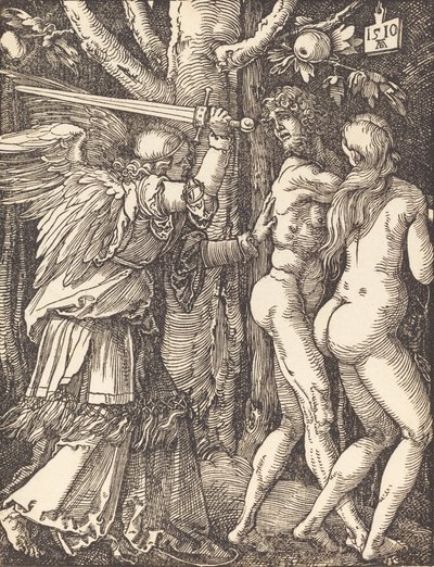 Utdrivningen från paradiset, 1510. av Albrecht Dürer