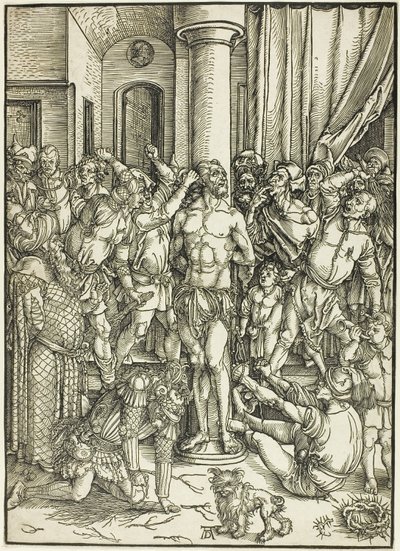 The Flagellation, från The Large Passion av Albrecht Dürer