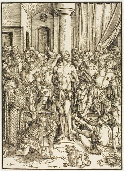 The Flagellation, från The Large Passion av Albrecht Dürer