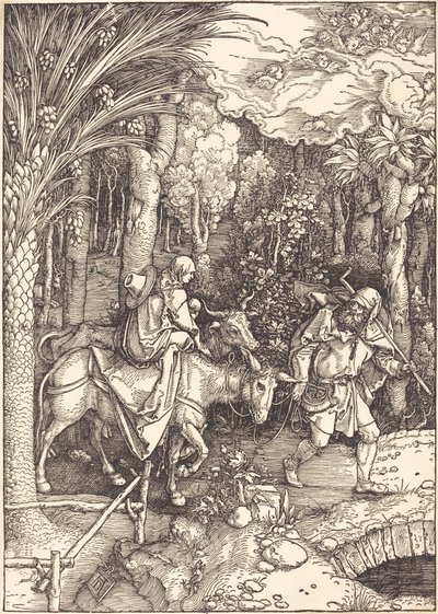 Flygningen till Egypten av Albrecht Dürer