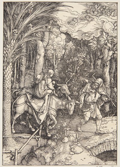 Flygningen till Egypten av Albrecht Dürer
