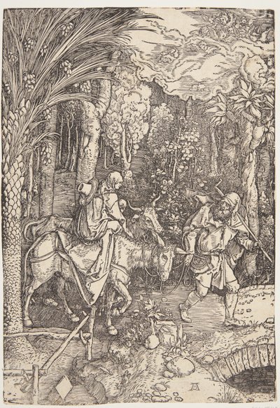 Flygningen till Egypten av Albrecht Dürer