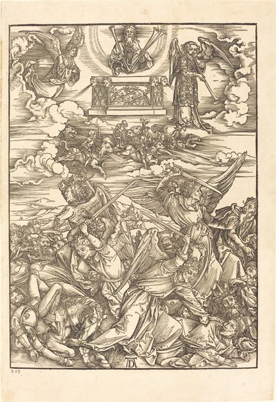 De fyra hämnande änglarna av Albrecht Dürer