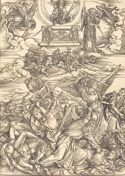 The Four Avenging Angels, förmodligen ca. 14961498. av Albrecht Dürer