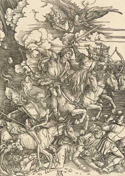 De fyra ryttarna, 1498. av Albrecht Dürer