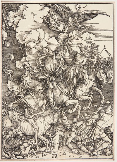 Apokalypsens fyra ryttare av Albrecht Dürer