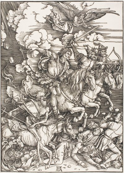 The Four Horsemen of the Apocalypse, från The Apocalypse av Albrecht Dürer
