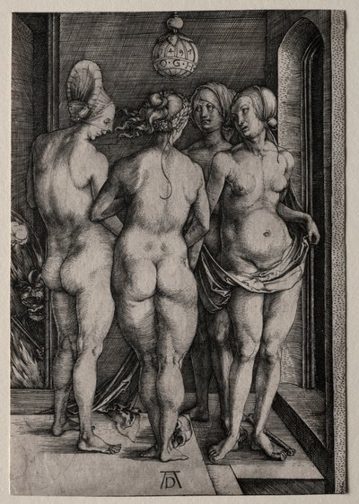 De fyra häxorna (fyra nakna kvinnor) av Albrecht Dürer