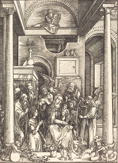 The Glorification of the Virgin, ca. 1504. av Albrecht Dürer