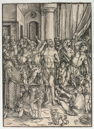 The Great Passion: The Flagellation. av Albrecht Dürer