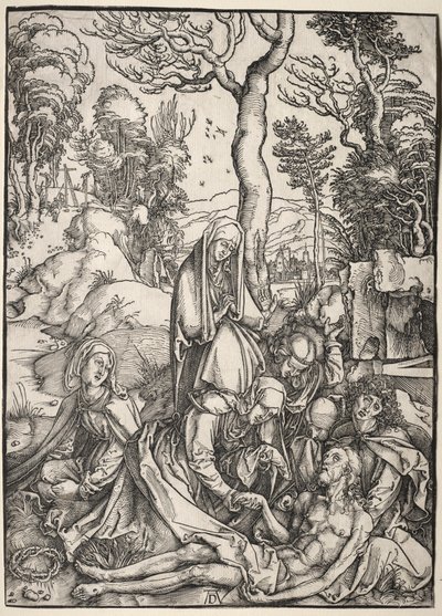 Den stora passionen:  Kristi klagovisa av Albrecht Dürer